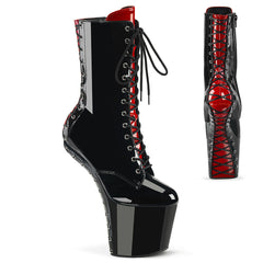 CRAZE-1040FH  Black-Red Patent/Black Red