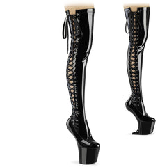 CRAZE-3050  Black Stretch Patent/Black