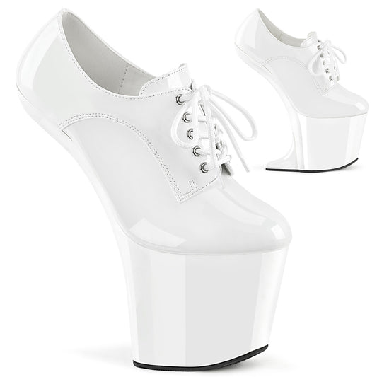 CRAZE-860  White Patent/White