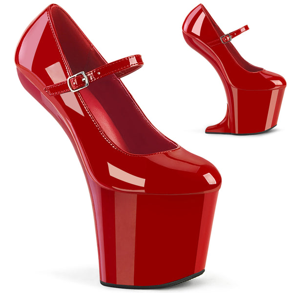 CRAZE-880  Red Patent/Red