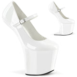 CRAZE-880  White Patent/White