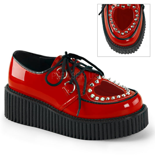 CREEPER-108  Red Patent-Pvc