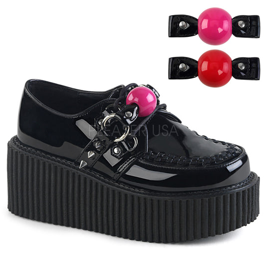 CREEPER-222  Black Patent