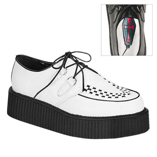 CREEPER-402  White Leather