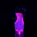 CRYSTALIZE-308PS  Clear/Neon Icy Hot Pink