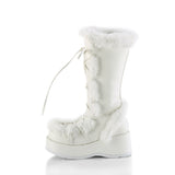 CUBBY-311  White Vegan Leather