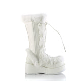 CUBBY-311  White Vegan Leather