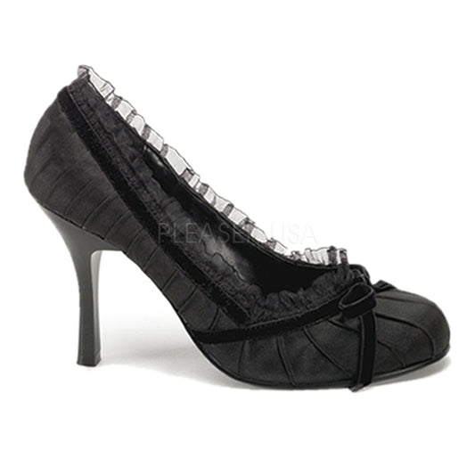 DAINTY-420  Black Satin