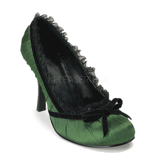 DAINTY-420  Green Satin
