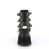 DAMNED-105  Black Vegan Leather