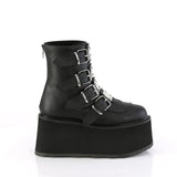 DAMNED-105  Black Vegan Leather