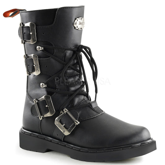 DEFIANT-306  Black Vegan Leather