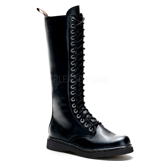 DEFIANT-400  Black Vegan Leather