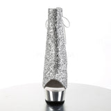 DELIGHT-1018G  Silver Glitter/Silver Chrome