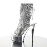 DELIGHT-1018G  Silver Glitter/Silver Chrome