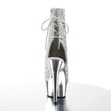 DELIGHT-1018G  Silver Glitter/Silver Chrome