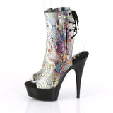 DELIGHT-1018SP  Multi-Color Snake Print/Black