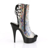 DELIGHT-1018SP  Multi-Color Snake Print/Black