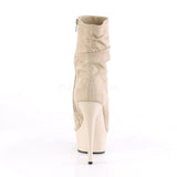 DELIGHT-1031  Beige Faux Suede/Beige Matte