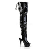 DELIGHT-3017  Black Str Patent/Black