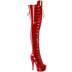 DELIGHT-3022  Red Stretch Patent/Red