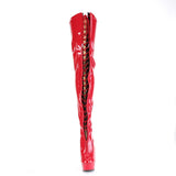 DELIGHT-3027  Red-Black Stretch Patent