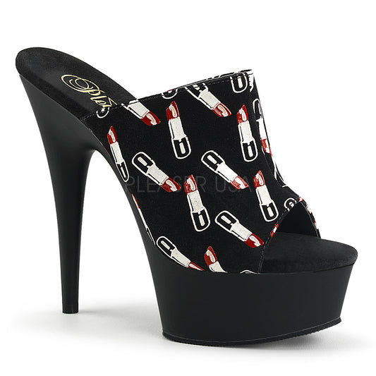 DELIGHT-601-7  Black Suede/Black Matte