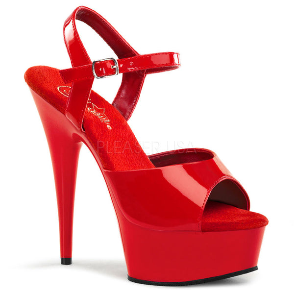 DELIGHT-609  Red Patent/Red
