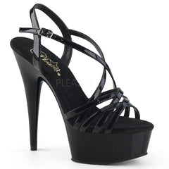 DELIGHT-613  Black Patent/Black