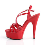 DELIGHT-613  Red Patent/Red