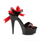 DELIGHT-615  Black-Red/Black