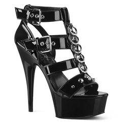 DELIGHT-658  Black Patent/Black