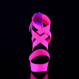 DELIGHT-669UV  Neon Hot Pink Elastic Band-Patent