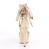 DELIGHT-679  Beige Faux Suede/Beige Faux Suede