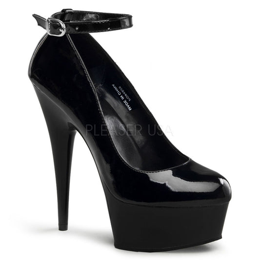 DELIGHT-686  Black Patent/Black