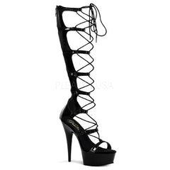 DELIGHT-698  Black Patent/Black