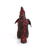 DEMON-18  Red Satin-Black Lace