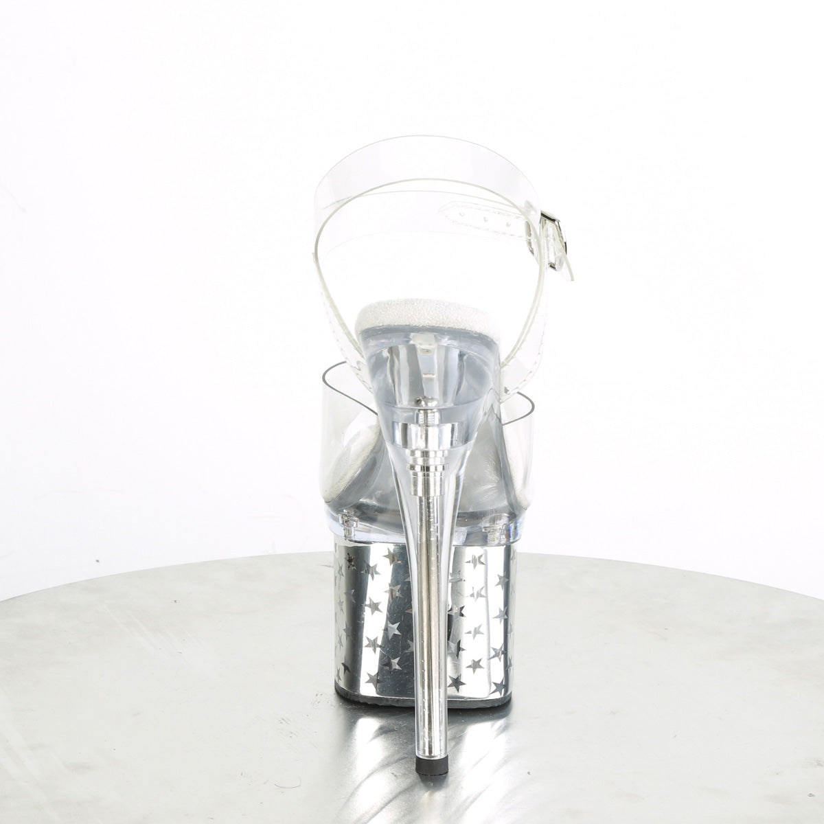 DISCOLITE-708STAR  Clear/Silver Chrome