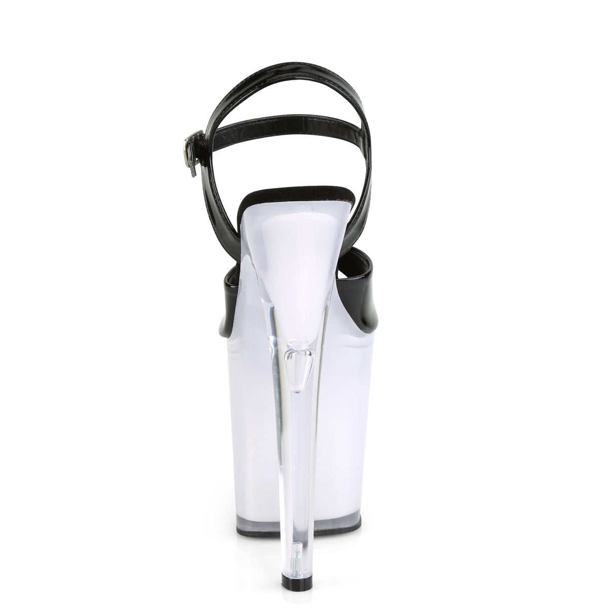 DISCOLITE-809  Black Patent/White Glow