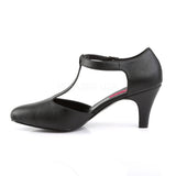 DIVINE-415  Black Faux Leather