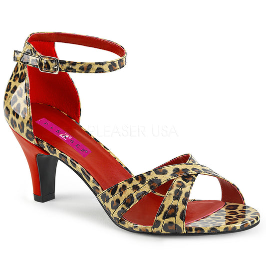 DIVINE-435  Cheetah Print Faux Leather
