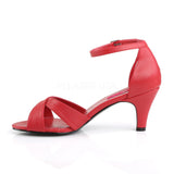 DIVINE-435  Red Faux Leather