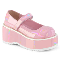 DOLLIE-01  Baby Pink Holo Patent