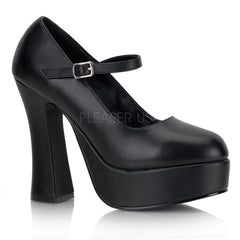 DOLLY-50  Black Vegan Leather