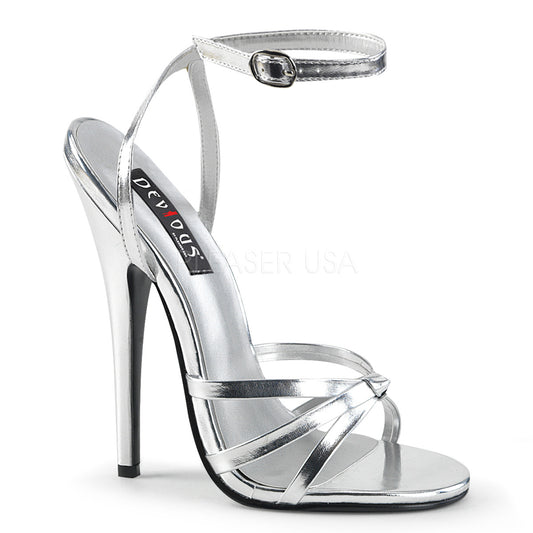 DOMINA-108  Silver Metallic Pu