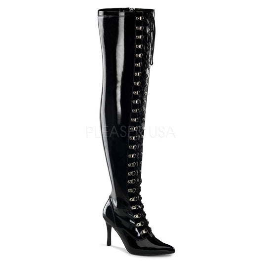 DOMINATRIX-3024X  Black Patent
