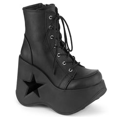 DYNAMITE-106  Black Vegan Leather