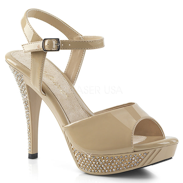 ELEGANT-409  Cream Patent/Cream