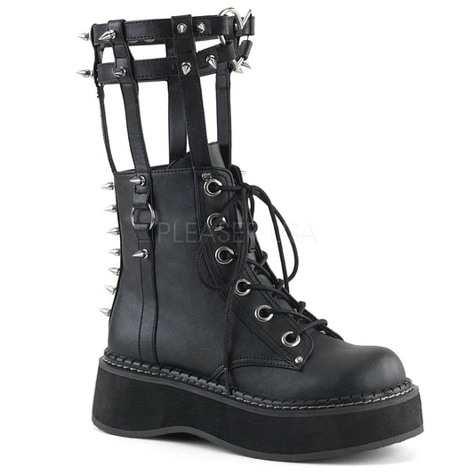 EMILY-357  Black Vegan Leather