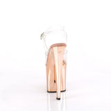 ENCHANT-708  Clear/Rose Gold Chrome